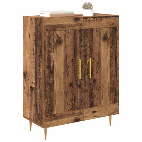 vidaXL Sideboard Old Wood 69.5 x 34 x 90 cm Engineered Wood and Iron