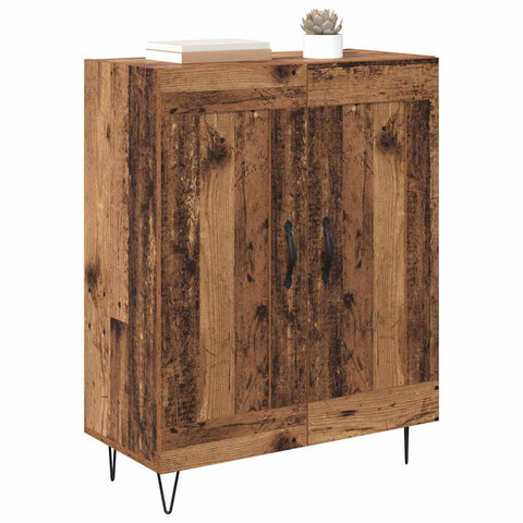 vidaXL Sideboard Old Wood 69.5 x 34 x 90 cm Engineered Wood and Iron