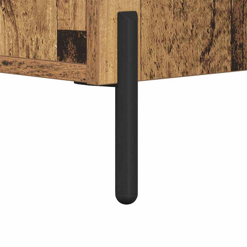 vidaXL Sideboard Old Wood 69.5 x 34 x 90 cm Engineered Wood and Iron