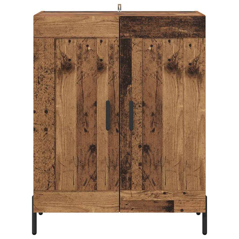 vidaXL Sideboard Old Wood 69.5 x 34 x 90 cm Engineered Wood and Iron