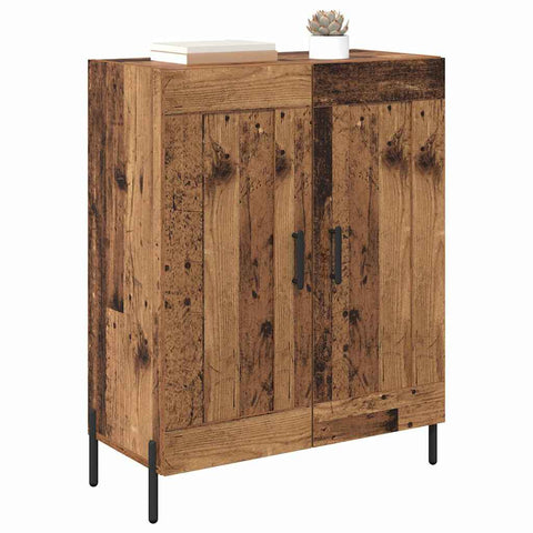 vidaXL Sideboard Old Wood 69.5 x 34 x 90 cm Engineered Wood and Iron