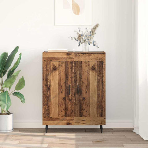 vidaXL Sideboard Old Wood 69.5 x 34 x 90 cm Engineered Wood and Iron