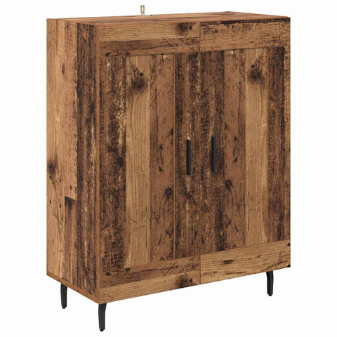 vidaXL Sideboard Old Wood 69.5 x 34 x 90 cm Engineered Wood and Iron
