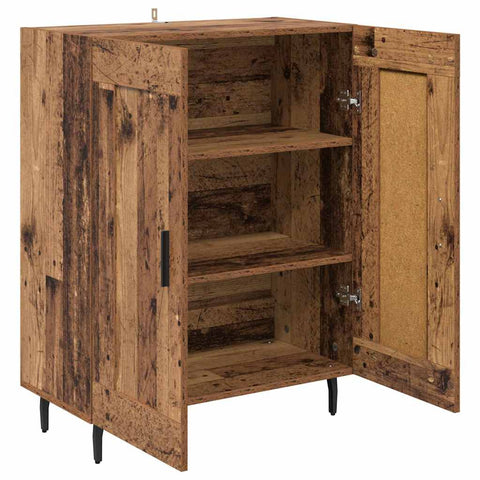 vidaXL Sideboard Old Wood 69.5 x 34 x 90 cm Engineered Wood and Iron