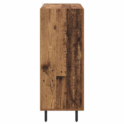 vidaXL Sideboard Old Wood 69.5 x 34 x 90 cm Engineered Wood and Iron