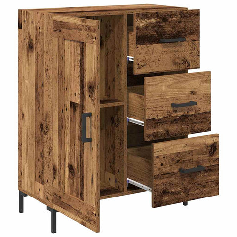 vidaXL Sideboard Old wood 69.5 x 34 x 90 cm Engineered wood