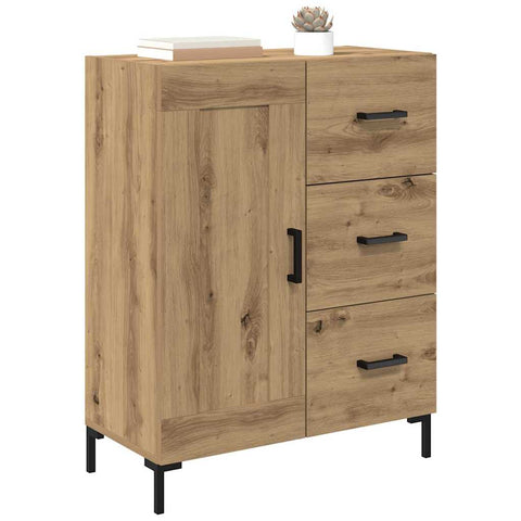 vidaXL Sideboard Artisan oak 69.5 x 34 x 90 cm Engineered wood