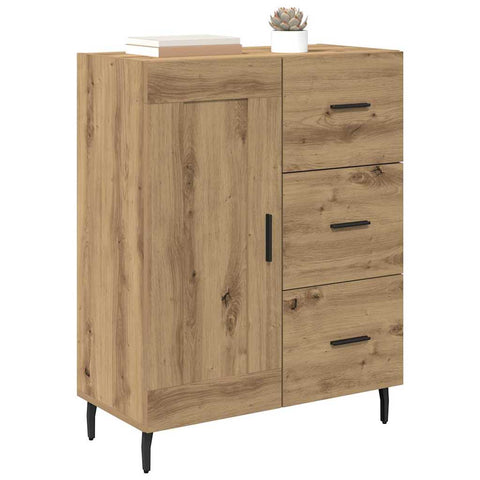 vidaXL Sideboard with Drawer Artisan Oak 69.5 x 34 x 90 cm