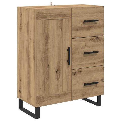 vidaXL Sideboard with Drawer Artisan Oak 69.5 x 34 x 90 cm