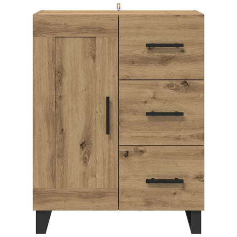 vidaXL Sideboard with Drawer Artisan Oak 69.5 x 34 x 90 cm