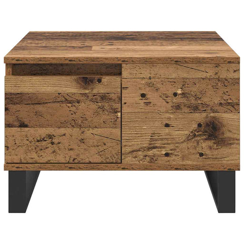 vidaXL Coffee Table Old wood 55 x 55 x 36.5 cm Engineered wood