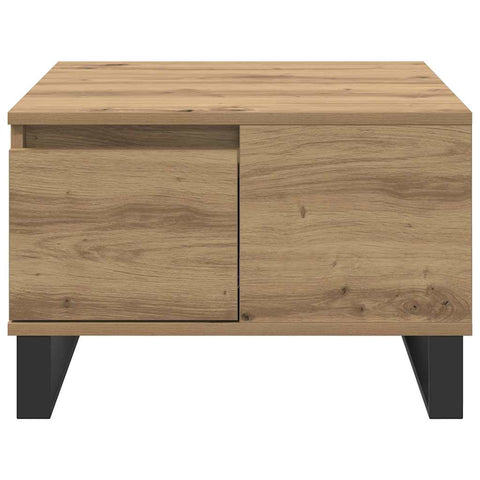 vidaXL Coffee Table Artisan oak 55 x 55 x 36.5 cm Engineered wood