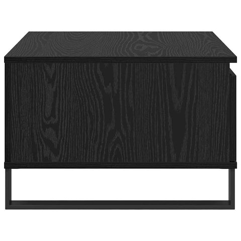 vidaXL Coffee Table Black oak 55 x 55 x 36.5 cm Engineered wood