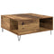 vidaXL Coffee Table Old wood 80 x 80 x 36.5 cm Engineered wood