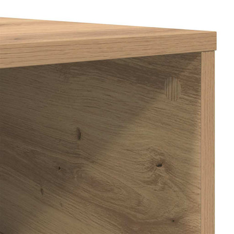 vidaXL Coffee Table Artisan oak 80 x 80 x 36.5 cm Engineered wood