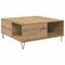 vidaXL Coffee Table Artisan oak 80 x 80 x 36.5 cm Engineered wood