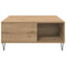 vidaXL Coffee Table Artisan oak 80 x 80 x 36.5 cm Engineered wood