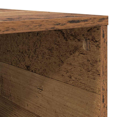 vidaXL Coffee Table Old wood 80 x 80 x 36.5 cm Engineered wood