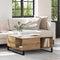 vidaXL Coffee Table Artisan oak 80 x 80 x 36.5 cm Engineered wood