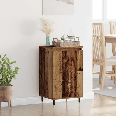 vidaXL Sideboard 2 pcs Old Wood 40 x 35 x 70 cm