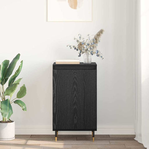 vidaXL Sideboard 2 pcs Black Oak 40 x 35 x 70 cm