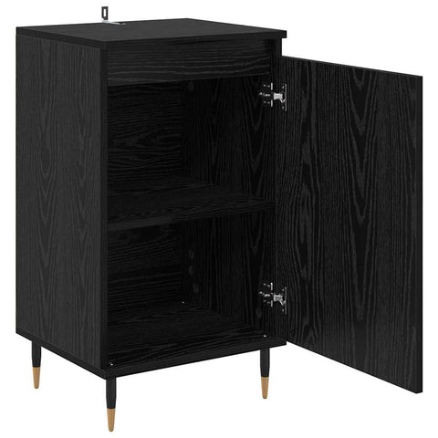 vidaXL Sideboard 2 pcs Black Oak 40 x 35 x 70 cm