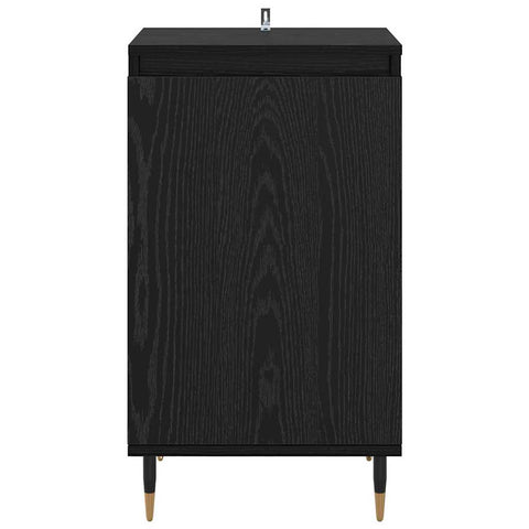 vidaXL Sideboard 2 pcs Black Oak 40 x 35 x 70 cm