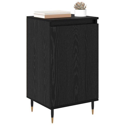 vidaXL Sideboard 2 pcs Black Oak 40 x 35 x 70 cm