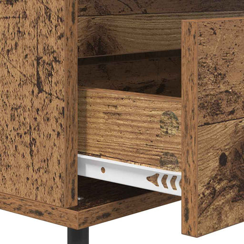 vidaXL Sideboard with Drawer Old wood 35 x 40 x 70 cm Engineered wood