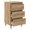 vidaXL Sideboard Artisan oak 35 x 40 x 70 cm Engineered wood