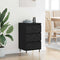 vidaXL Sideboard with Drawer Black oak 35 x 40 x 70 cm Engineered wood