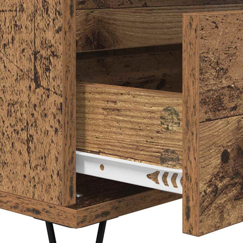 vidaXL Sideboard Old Wood 40 x 35 x 70 cm Engineered Wood and Iron