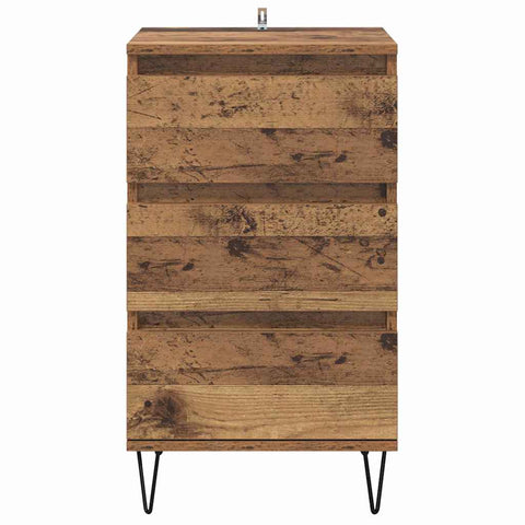 vidaXL Sideboard Old Wood 40 x 35 x 70 cm Engineered Wood and Iron