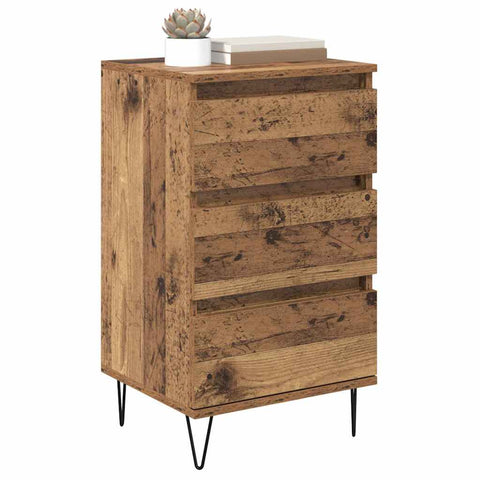 vidaXL Sideboard Old Wood 40 x 35 x 70 cm Engineered Wood and Iron