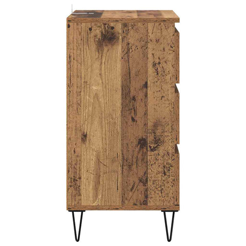 vidaXL Sideboard Old Wood 40 x 35 x 70 cm Engineered Wood and Iron