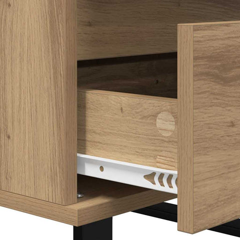 vidaXL Sideboard with Drawer Artisan oak Engineered wood