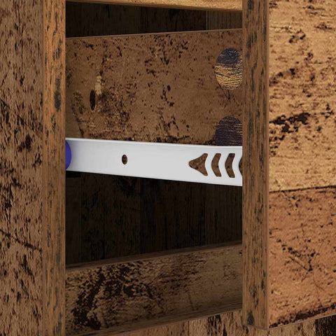 vidaXL Sideboard Old Wood 60 x 35 x 70 cm Engineered Wood and Iron