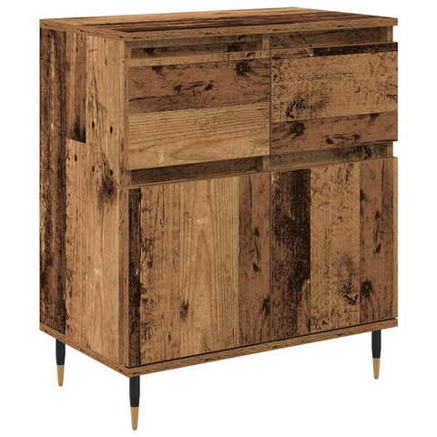 vidaXL Sideboard Old Wood 60 x 35 x 70 cm Engineered Wood and Iron
