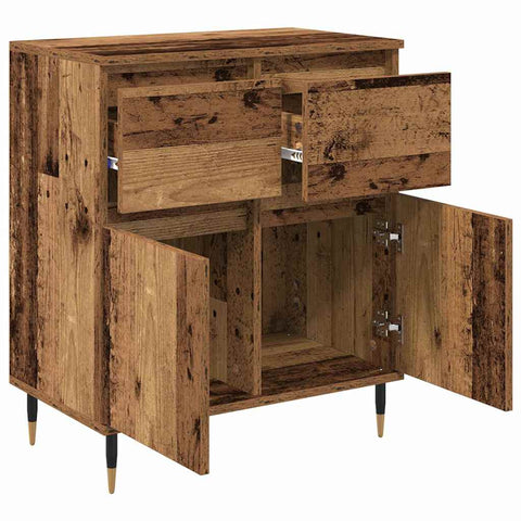 vidaXL Sideboard Old Wood 60 x 35 x 70 cm Engineered Wood and Iron