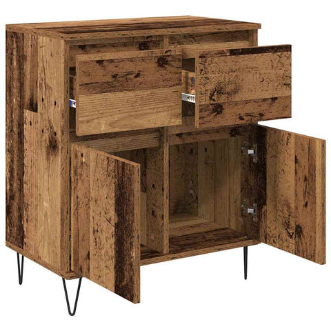 vidaXL Sideboard Old Wood 60 x 35 x 70 cm Engineered Wood and Iron