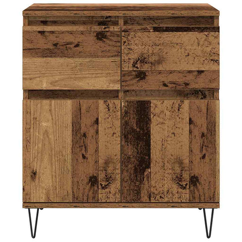vidaXL Sideboard Old Wood 60 x 35 x 70 cm Engineered Wood and Iron