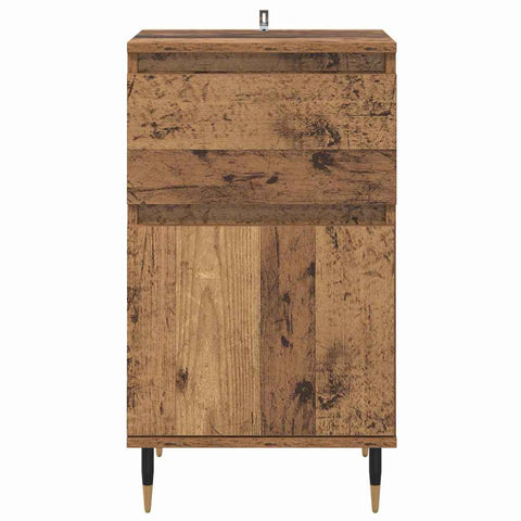 vidaXL Sideboard Old Wood 40 x 35 x 70 cm Engineered Wood and Iron