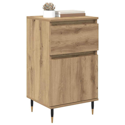 vidaXL Sideboard Artisan Oak 40 x 35 x 70 cm Engineered Wood and Iron
