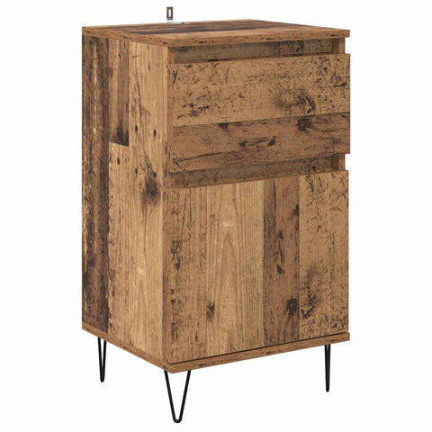 vidaXL Sideboard with Drawer Old wood 35 x 40 x 70 cm Engineered wood