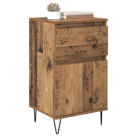 vidaXL Sideboard with Drawer Old wood 35 x 40 x 70 cm Engineered wood
