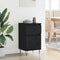 vidaXL Sideboard with Drawer Black oak 35 x 40 x 70 cm Engineered wood