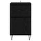 vidaXL Sideboard with Drawer Black oak 35 x 40 x 70 cm Engineered wood