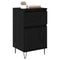 vidaXL Sideboard with Drawer Black oak 35 x 40 x 70 cm Engineered wood