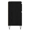 vidaXL Sideboard with Drawer Black oak 35 x 40 x 70 cm Engineered wood