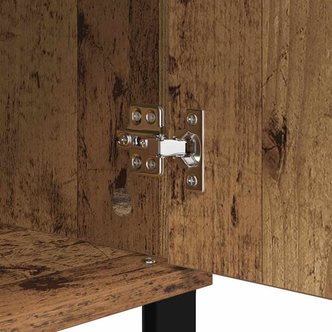 vidaXL Sideboard with Drawer Old wood 35 x 40 x 70 cm Engineered wood